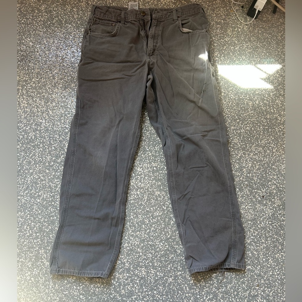Carhartt Charcoal Loose Fit Trousers